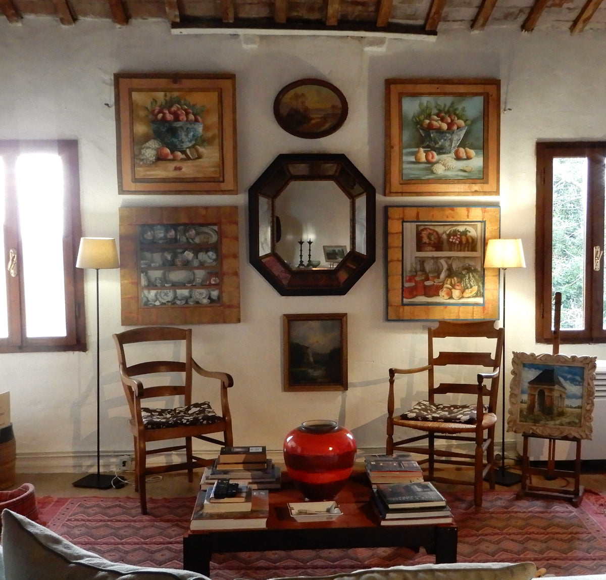 Casal dei Pruni Déco – quadri e ceramiche artistiche in ambientazione domestica italiana