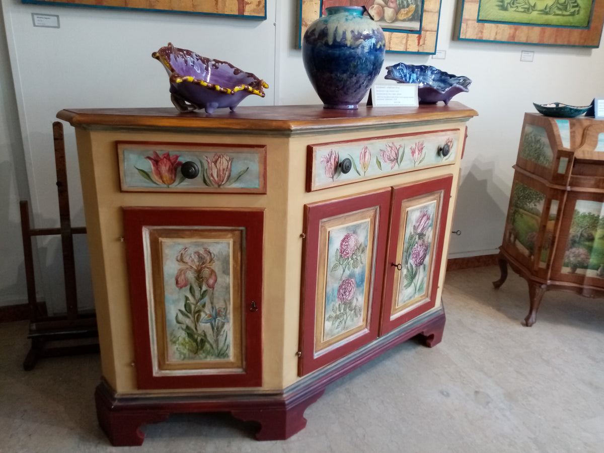 Credenzone Madia Stile Veneto – Mobile Dipinto a Mano