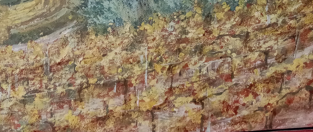 Filari d'Autunno – Quadro dipinto a Mano - Olio e Acrilico