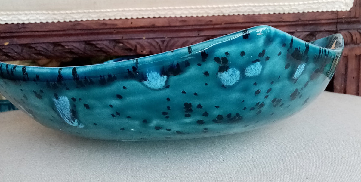 Set of 2 Square Butterfly and Sun Plates – Italian Artistic Ceramics | Casal dei Pruni Déco