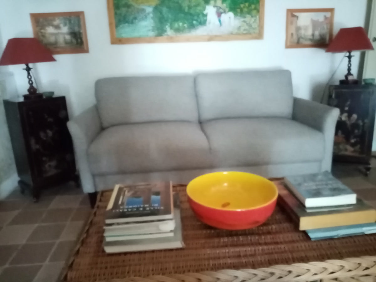 Ciotolona Gialla Rossa Ceramica Artistica Fatta a Mano | Casal dei Pruni Déco