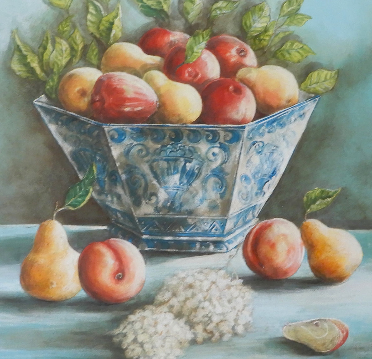 Quadri Raggi di Luce per arredamento elegante , arte italiana, vendita, quadro con frutta